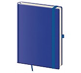 Tečkovaný zápisník Print Plus L Royal blue (čtverečkovaný)