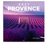 Nástěnný kalendář 2027 NOTIQUE - Provence, 30 x 30 cm